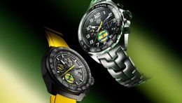 TAG Heuer Formula 1 Chronograph x Senna Stainless Steel Men's Watch Stainless Steel Case Silver Case New - zorviavip