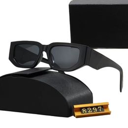 8297 XY Top luxury Sunglasses Polarizing lens designer womens Mens Goggle senior Eyewear For Women eyeglasses frame Vintage Metal Sun Glasses With Box leopard - zorviavip