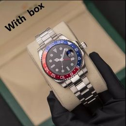 ZDR Mens Watches 40mm Automatic Mechanical Watch Full 904L Stainless Steel Blue Black Ceramic Sapphire Glass WristWatches Super luminous montre de luxe watch - zorviavip