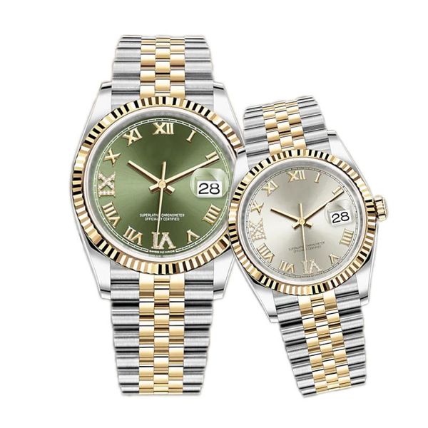 ZDR-women watch 2813 movement 31mm quartz 36mm automatic stainless steel Couples watches waterproof Wristwatches Luminous montre de luxe gifts - Watches - zorviavip