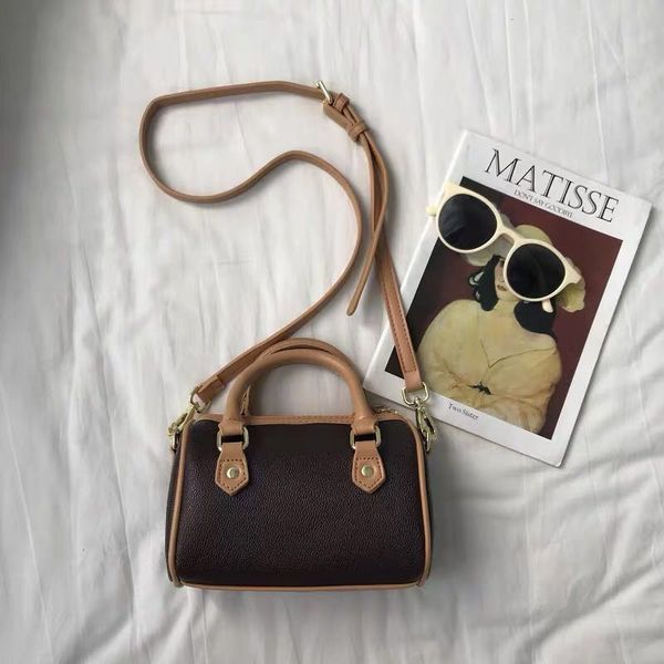 Wholesale new mini boston bags Canvas genuine leather lady messenger bag phone purse fashion satchel nano pillow shoulder bag handbag - Bags, Luggage & Accessories - zorviavip