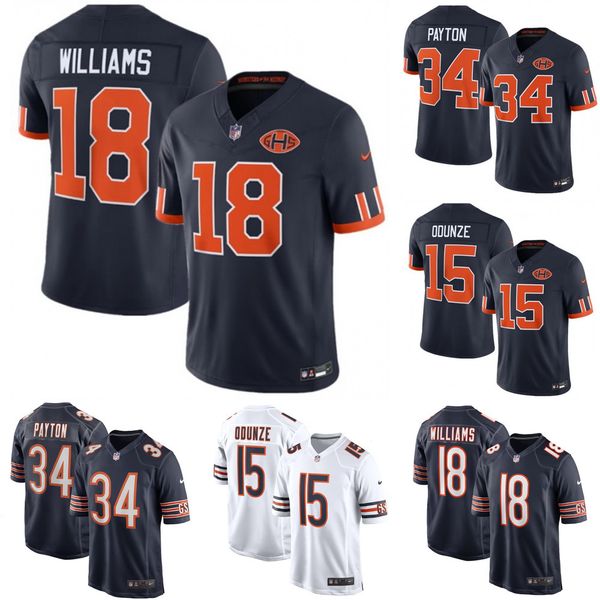Men's Chicago Bears Caleb Williams Navy Player Game Jersey Custom Available S 6XL - Sports & Outdoors - zorviavip