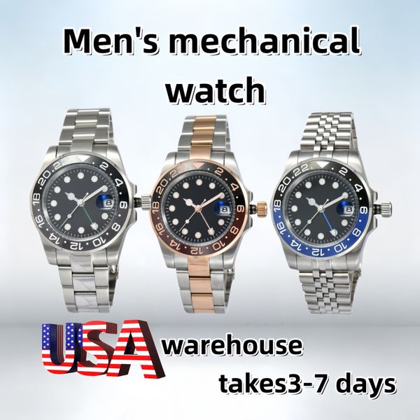 new mens automatic watch mechanical ceramics watchesfull stainless steel watches sapphire luminous watch business casual montre de luxe watch - Watches - zorviavip