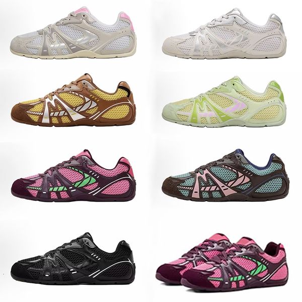 72 Spring Sneaker Women Designer Mj Shoes Fashion Y2K Running Shoes Color Block Flat Trainers Breathable Mesh Casual Athletic Shoes 1182 - Bags, Shoes & Accs - zorviavip