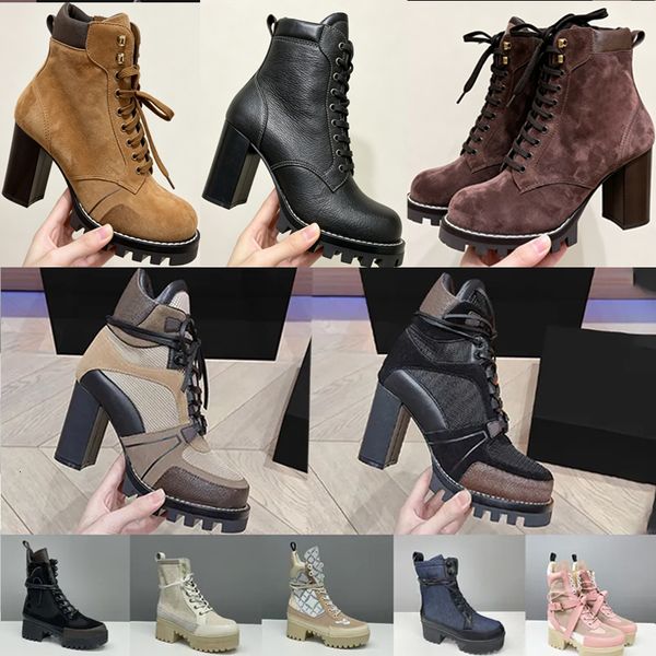 Designer Ankle Boots Women Winter Martin Boot Star Trail Boots Classic Desert Boots Low Heels Boots Real Leather Boots Vintage Boots Fashion Platform Shoes 013 - Shoes & Accessories - zorviavip