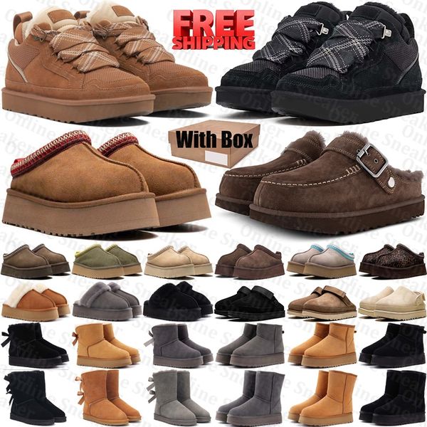 Designer With Box uggswoman boots uggsman ugglowmel uggtasman ugggoldenstar goldenstar evelina clogs slippers mens womens sneakers tasman lowmels tazz Shoes - Shoes & Accessories - zorviavip