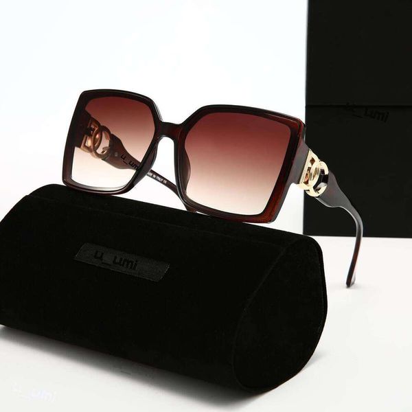 Luxury Designer Sunglasses Oversized Square Acetate Frame Gradient Lens Gold Tone Interlocking High Grade UV400 Protection Fashion DNA dg Eyewear For Women - Fashion Collection - zorviavip