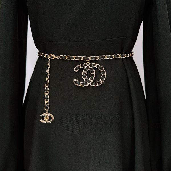 Fashion Joker Woven Chain Lady Accessories Waist Chain with Suit Skirt Trend Senior Lady Decorative Waist Chain - Fashion Collection - zorviavip