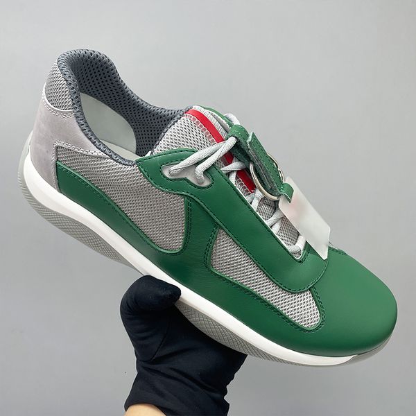 Genuine Leather Mens Cup Sneakers EU47 Designer Shoes Luxury Casual Sneaker Mans Sport Shoes Outdoor Trainers Running Shoes 447 - Shoes & Accessories - zorviavip