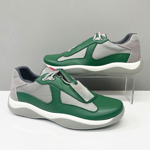 Top Designer Sneakers Mens Cup Shoes Leather Trainers Breathable Mesh Sport Shoes Outdoor Fashion Running Shoes 447 - Fashion Collection - zorviavip