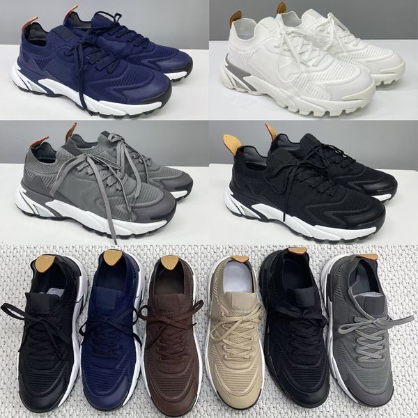 Designer Men Knit Runners Tatic Platform Sneakers Mesh Leather Breathable Trainers Outdoor Hiking Casual Men Walking Running Sports Shoes High Quality 892 - Shoes & Accessories - zorviavip