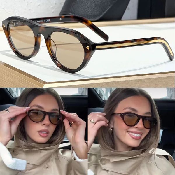 Sunglases Designer Women Beach Trendy Classic Square Metal Legs Letter Design Cat Eye Top Quality Eyeglasses Oval Luxury Monogram Sunglasses PR B15S 12A - Fashion Accessories - zorviavip