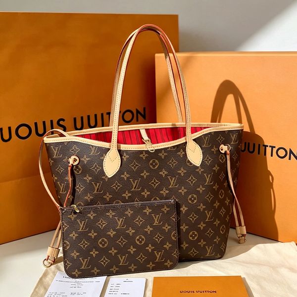 designer bag luxury bag mm tote bag shoulder bag neverfulll bag wallet full brown print bag leather bag crossbody bag high quality capacity composite shopping bag - Bags, Luggage & Accessories - zorviavip