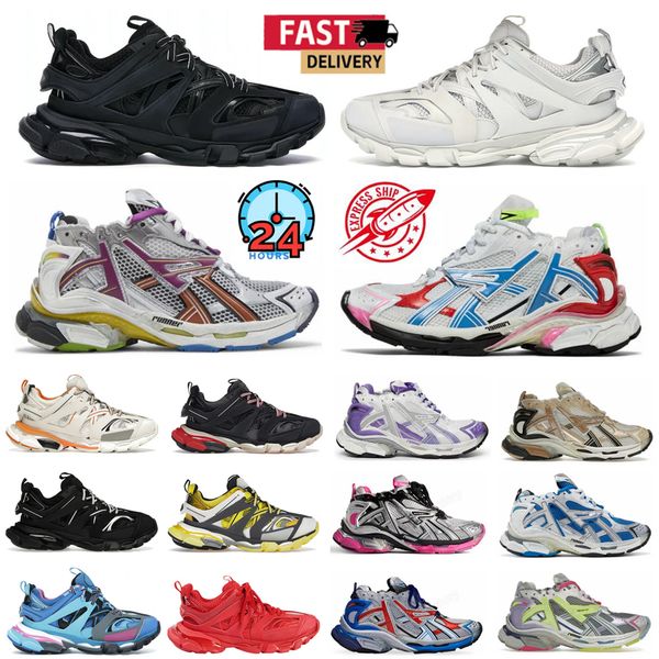 Desinger Casual Shoes Runner 7 7.0 Track Led Sneaker Tracks 3 3.0 Platform Sneakers Luxury Paris Gomma Leather Trainer Extraordinary Mens Women Trainers Size 35-46 - Shoes & Accessories - zorviavip