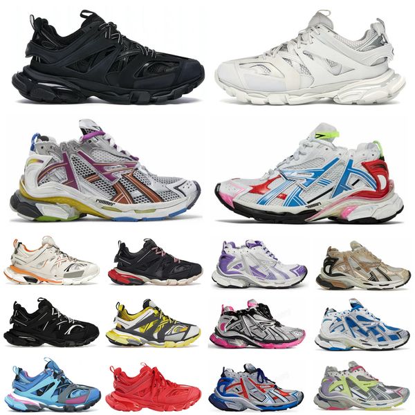 Desinger Casual Shoes Runner 7 7.0 Track Led Sneaker Tracks 3 3.0 Platform Sneakers Luxury Paris Gomma Leather Trainer Extraordinary Runners Mens Trainers 35-46 - Shoes & Accessories - zorviavip