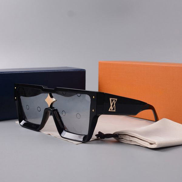 Designer Sunglasses Man Sunglasses Woman Fashion Glasses Rectangle Big Full Frame Letter Design for Man Women 5 Option Top Quality - Bags, Shoes & Accs - zorviavip