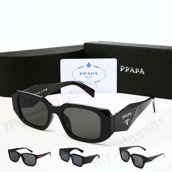 Luxury Designer Sunglasses Symbole Triangular Signature Angular Frame UV400 Protection Anti Glare Eyewear for Men Women Fashion PR17WS Sun Glasses with Box - Bags, Shoes & Accs - zorviavip