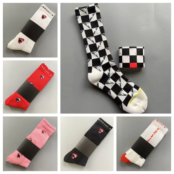 Chrome socks men women men's designer lips print sock fashion high street style colorful stocking breathable cycling anti sweat sport outdoor warm socks - Apparel - zorviavip