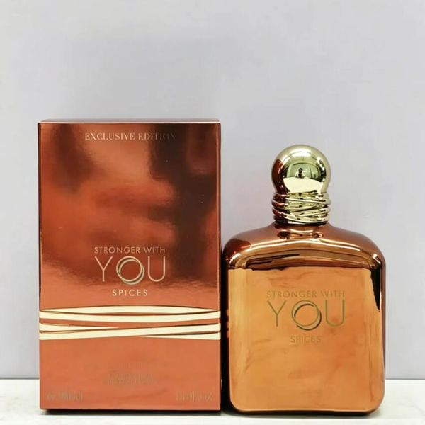90ml Spices Power Of You Perfume 100ml Stronger With You Spices Freeze Absolutely Intense Eau De Parfum Man Cologne Spray High Quality - Health & Beauty - zorviavip