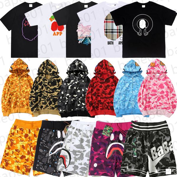 bapeshoodie t shirt designer shirt mens hoodies mens bapesshirts designer t shirts womens bapestshirt tees hoodie summer street clothes fashion tees asian size - Apparel - zorviavip