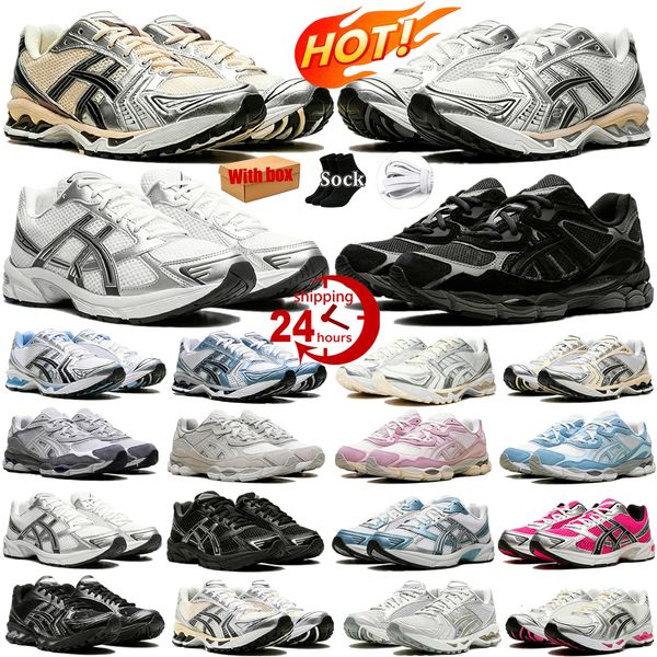 Designer Running Shoes Gels Nyc Mens Womens Cream Solar Power Pure Sier Outdoor Sneakers Sports Athleisure Trainers Fashion Daily Outfit With Box 36-47 - Shoes & Accessories - zorviavip