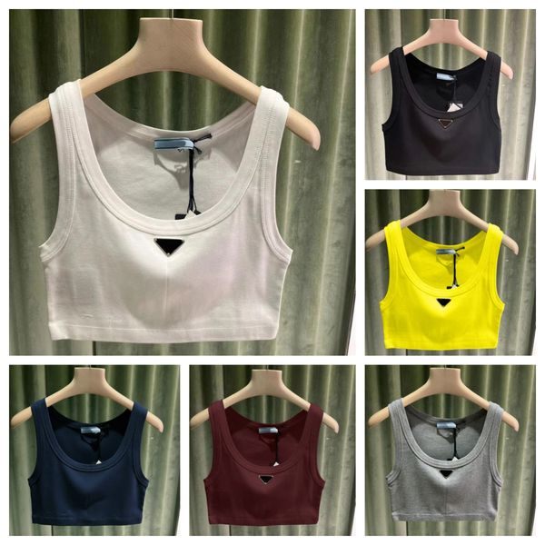 Designer Tops Womens Tank Top Luxury Brand Letter Printed Y2K Sexy Hot Chicks Vest Summer Fashion Casual Simple Slim Versatile Sleeveless Vest - Apparel - zorviavip