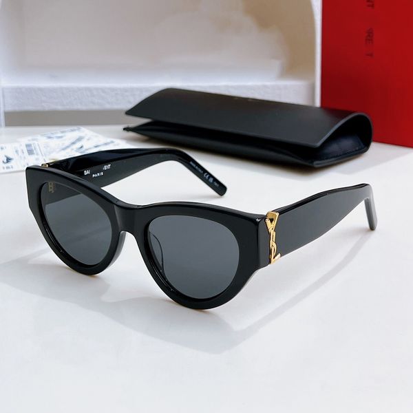 designer sunglasses M94 Luxury For Womens Mens Fashion Oval frame Metal Goggles Designer Sunglasses Protect eyes Anti-UV400 gift - Fashion Accessories - zorviavip