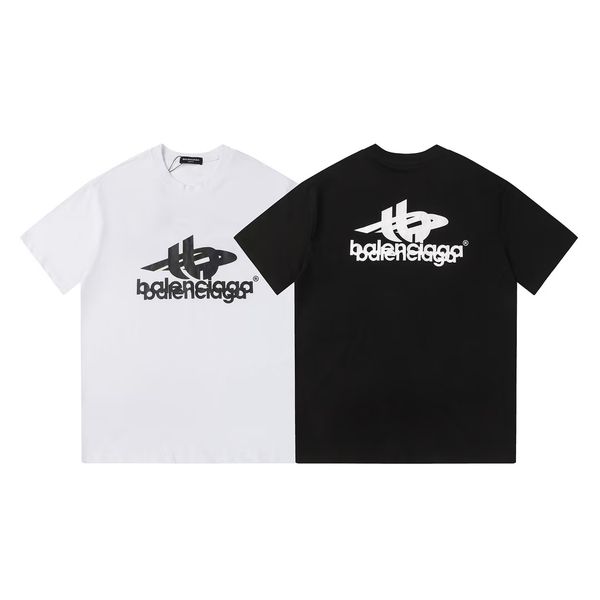 Men's T-shirt, Women's T-shirt, Designer T-shirt, High quality letter layer printed short sleeved loose casual T-shirt, 100% pure cotton men's and women's top OW - Apparel - zorviavip