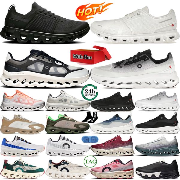 With Box oncloudds mens shoes cloutilt sneakers Cloudmonster Cloudsurfer shoes Cloudswift 4 trainers womens ons cloudes running shoes Remix Black Ivory EUR 36-46 - Shoes & Accessories - zorviavip