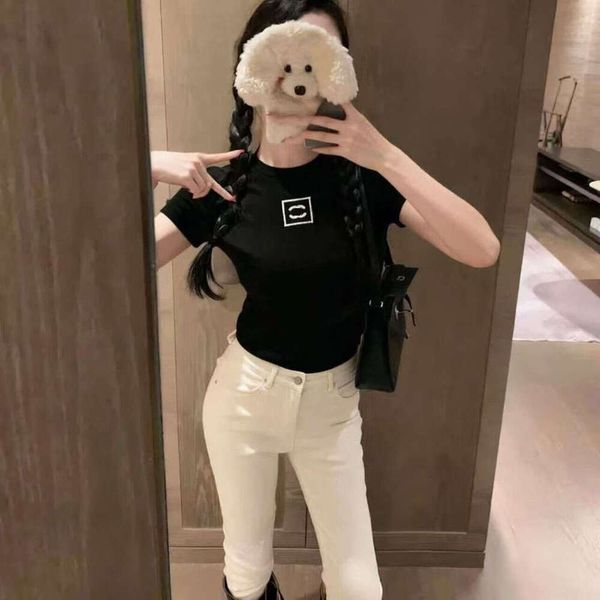 Womens T Shirts Vests Designer Slim Tshirts Shorts Tees Summer Breathable Tops Sweatshirts Long Shirt With Budge Turtleneck Letters Design Short Sleeves Size S-XL - Apparel - zorviavip