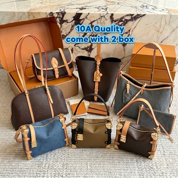 Luxury Hobo Bags For Women Designer Large Capacity Tote Handbags Classic Leather Shoulder Purses With Removable Pouch Fashion Travel Bag With Box Womans Purse PRPU - Bags, Luggage & Accessories - zorviavip