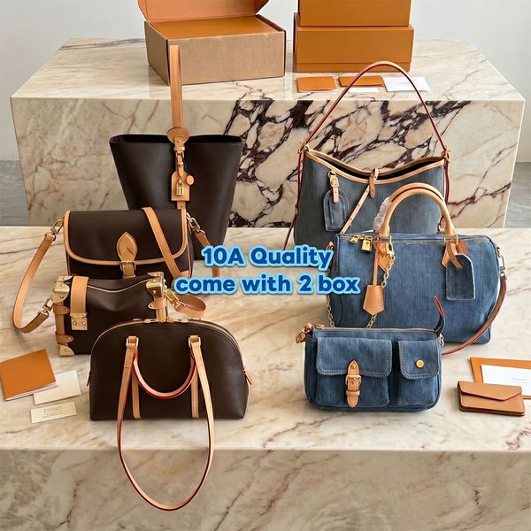 Luxury Hobo Bags For Women Designer Large Capacity Tote Handbags Classic Leather Shoulder Purses With Removable Pouch Fashion Travel Bag With Box Womans Purse PRPU - Bags, Luggage & Accessories - zorviavip