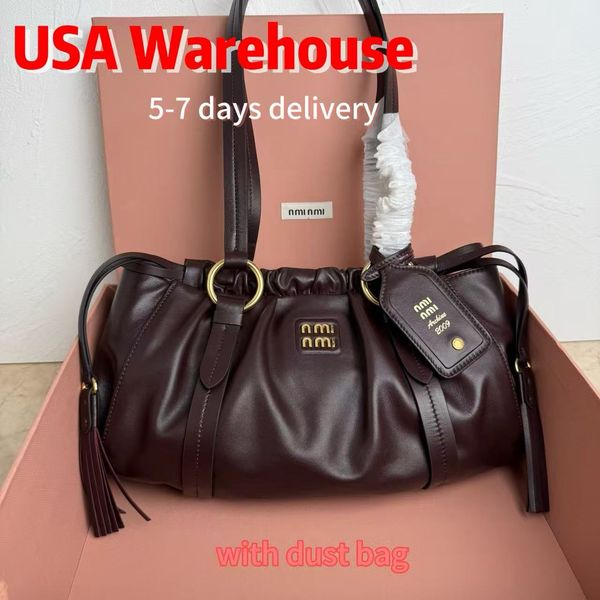 12A High-quality Designer bag Joie Nappa handbag Wander shoulder bag women's leather crossbody bag retro motorcycle bag Arcadia Matelasse sheepskin bowling bag tote - Bags, Luggage & Accessories - zorviavip