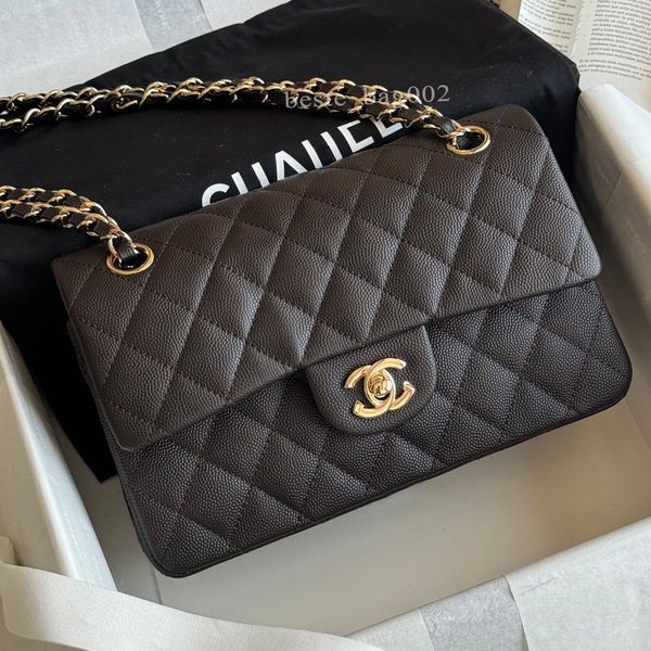 10A Caviar cf Classic Designer bags Shoulder Bag Sheepskin Women's Crossbody Bags Diamond Pattern Metal Chain Doube C Letters Flap Closure Handbag 25 bag tote bag 01 - Bags, Luggage & Accessories - zorviavip