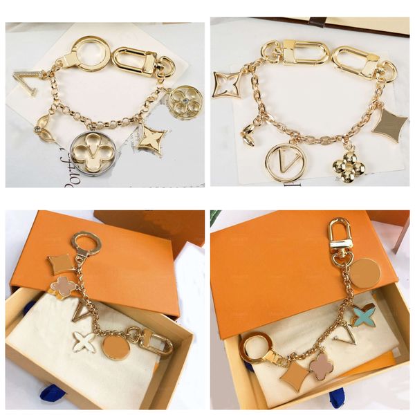 Fashion Brand Letter Designer Keychains Metal Keychain Womens Bag Charm Pendant Auto Parts - Fashion Accessories - zorviavip