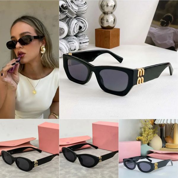 Designer Sunglasses Fashion Glasses Oval Frame M Sunglass Womens Anti-Radiation 2026 New Style Uv400 Polarized Lenses Mens Retro Eyeglasses With Box - Bags, Shoes & Accs - zorviavip