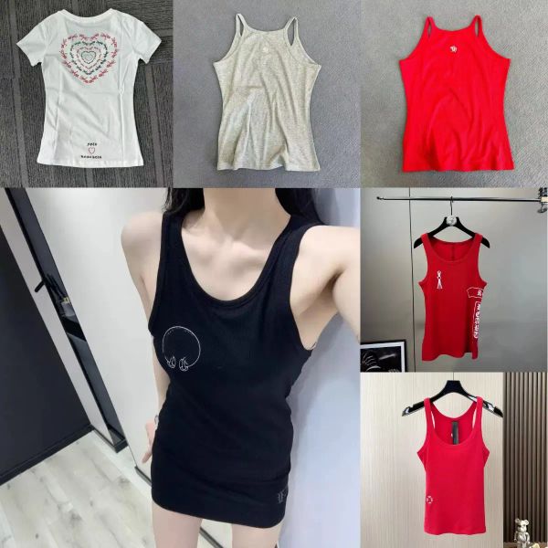 Designer Tanks Women Tank Tops Luxury Vest Sleeveless Cotton Fashion Knitted Camisole Tees Women's Sleeveless Vests - Apparel - zorviavip