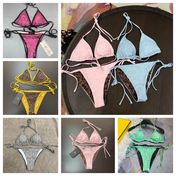Designer Womens Bikini Swimwear Luxury Design Summer Vacation Sexy One Piece Swim suit Womens Beach Slim Bikini Two Pieces Set - Apparel - zorviavip