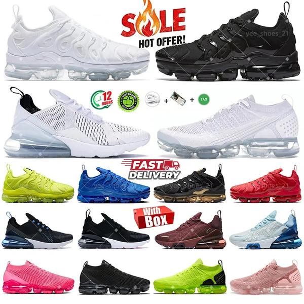 TN Plus 270 Running Shoes 270s Premium Mens Women Sneakers Triple White Black 2.0 3.0 Red Game Pink Wolf Grey Walking Sports Trainers with box 36 47 - Shoes & Accessories - zorviavip