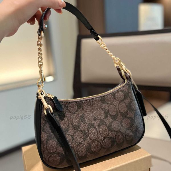 Shoulder Bags Fashion Designer Underarm Small Handbags Women Shoulder Bag Half-moon ladies Baguette Purse Chain Strap Croissant bags Large Capacity Chain Bag - Bags, Luggage & Accessories - zorviavip