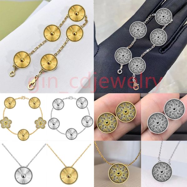 Classic Lucky Clover Necklace Bracelet Earrings Womens and Girls Valentine's Day Mother's Day Engagement Jewelry - Jewelry - zorviavip
