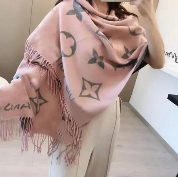 New Luxury Scarfs Designer Scarf Pashmina For Women mens Designers Warm Scarfs Fashion Classic Men And Women Cashmere Wool Long Shawl Box - Fashion Accessories - zorviavip