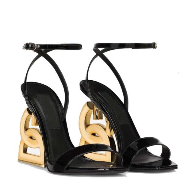 top Designer Dress Shoes High Heels Famous Brand Women Patent Leather Sandals Shoes Red Black White Party Wedding Lady Walking Shoe EU35-42 - Shoes & Accessories - zorviavip