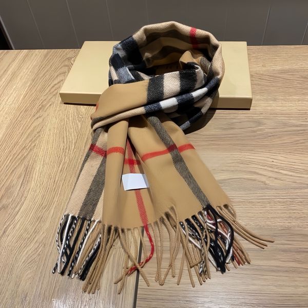 2026 Classic Plaid Women Man Designer Scarf 100% Cashmere Scarves For Winter Warm Womens and mens Long Wraps Size 180x30cm - Fashion Accessories - zorviavip