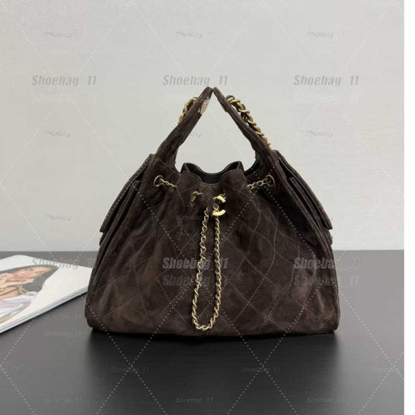 Evening Bags Designer shoulder diamond check long chain fashion bucket crossbody bag Big homeless person 25 suede leather grey casual luxury brand Medium hobo - Bags, Luggage & Accessories - zorviavip