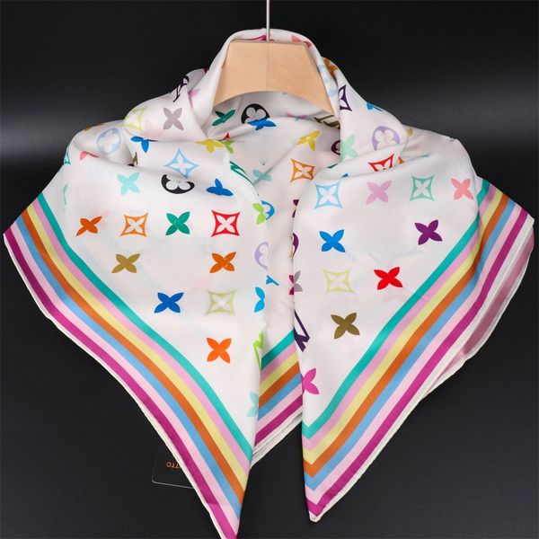 luxury scarf designer scarf for women silk scarf fashion silk scarf square summer new style silk womens ribbons for work travel outdoor and home headband Nice - Fashion Accessories - zorviavip