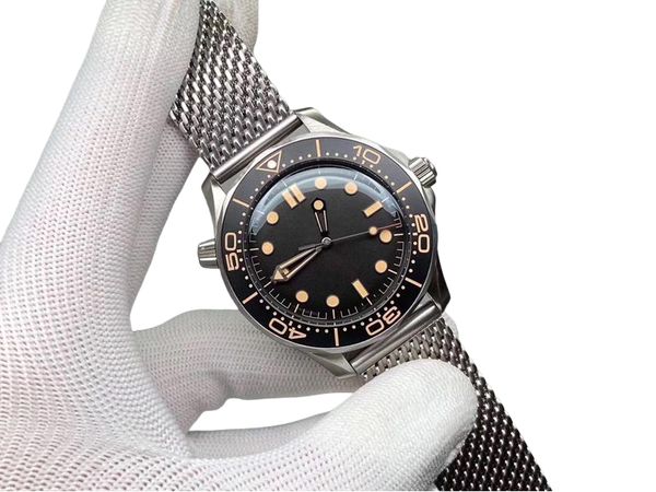 NTTD Watch 42mm No Time To Die Men Watch Automatic Movement Mechanical Montre de luxe Limited James Bond 007 Nato 300M Wristwatches - Watches - zorviavip