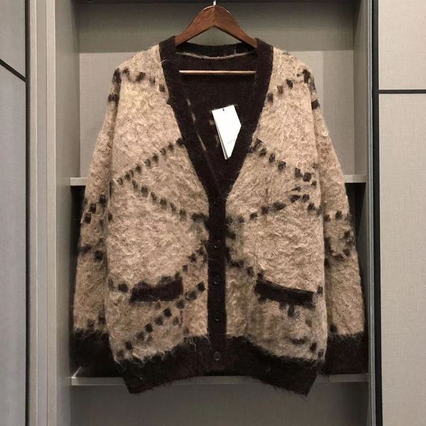 Womens Cardigan Sweaters Designer Wool Sweater Winter Warm Knits Shirts Long Sleeves Woman Classic Sweatshirt Tops Embroidery Shirt S-XL - Apparel - zorviavip