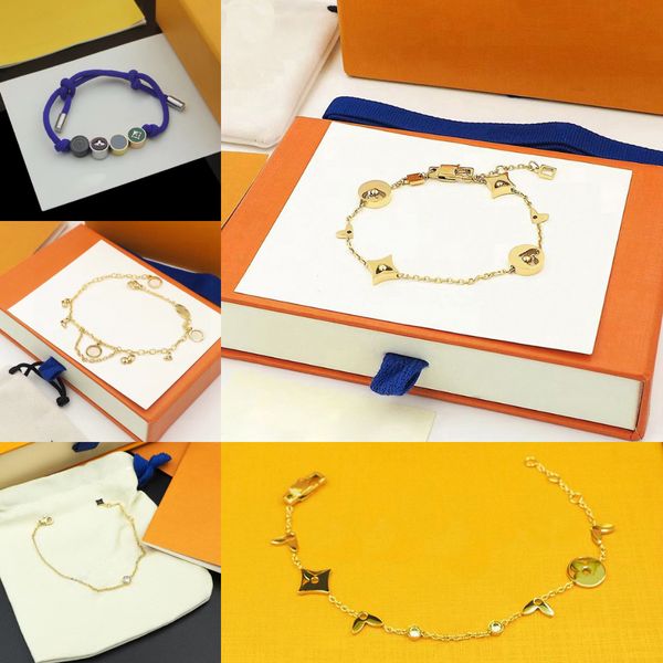 bangle bracelet jewelry woman designer bracelet 18k gold plated stainless steel jewlery 925 sterling silver jewelry womens accessory flower luxury braclets gift - Jewelry - zorviavip