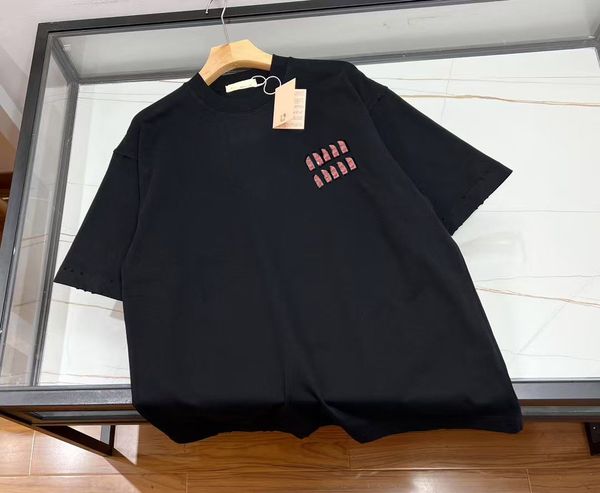 9A Womens T Shirt Tees Shirts Vest Designer Tank Summer Short Sleeves Round Neck Woman Tops T-Shirts With Embriodery Tshirts S-3XL - Apparel - zorviavip